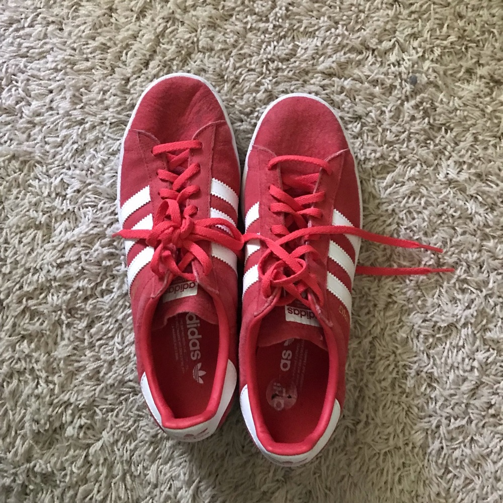 Red Adidas Tennis Shoes